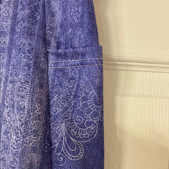 Blue / Purple Athletic Skorts with Floral Detail Pattern; Golf, Pickleball; NWOT - Picture 3 of 10